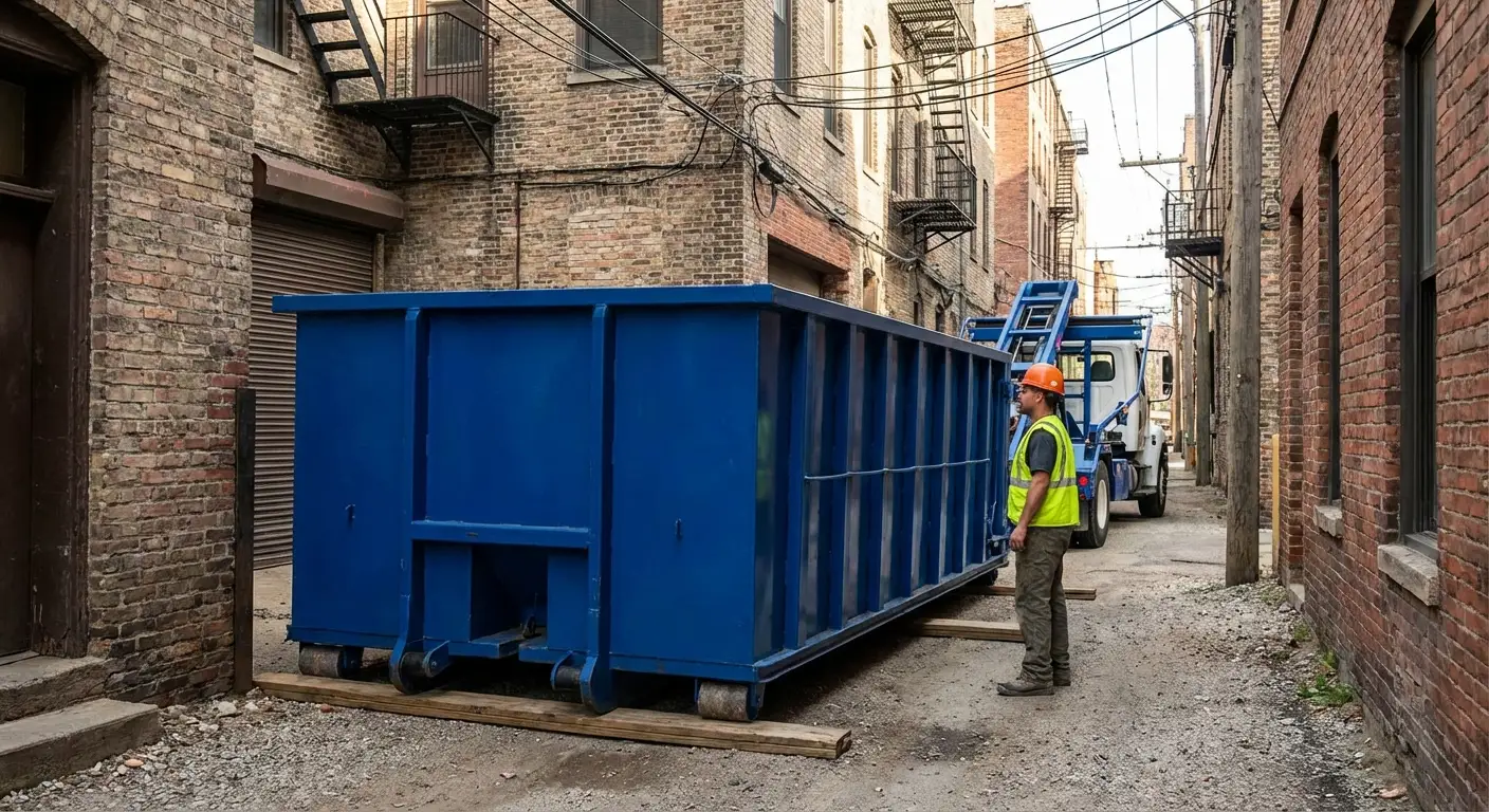 Narrow alley access challenges in Ceres