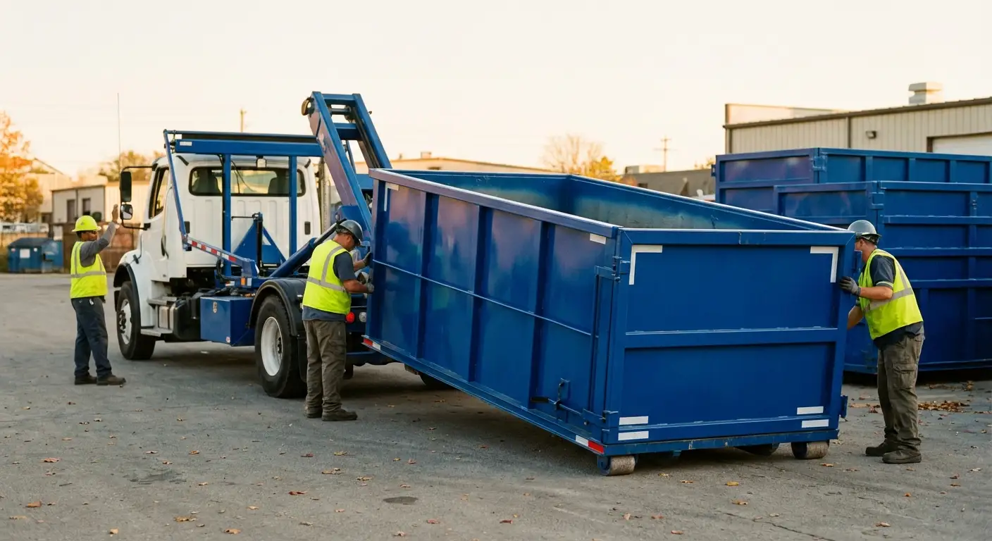 Commercial waste management and dumpster rental logistics in Ceres, CA