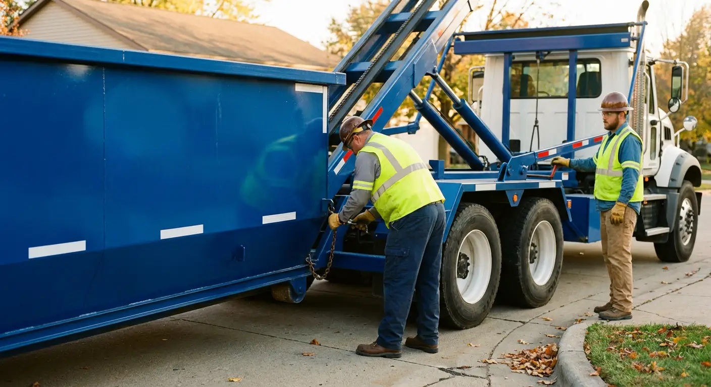 Dumpster delivery safety protocols in Ceres, CA