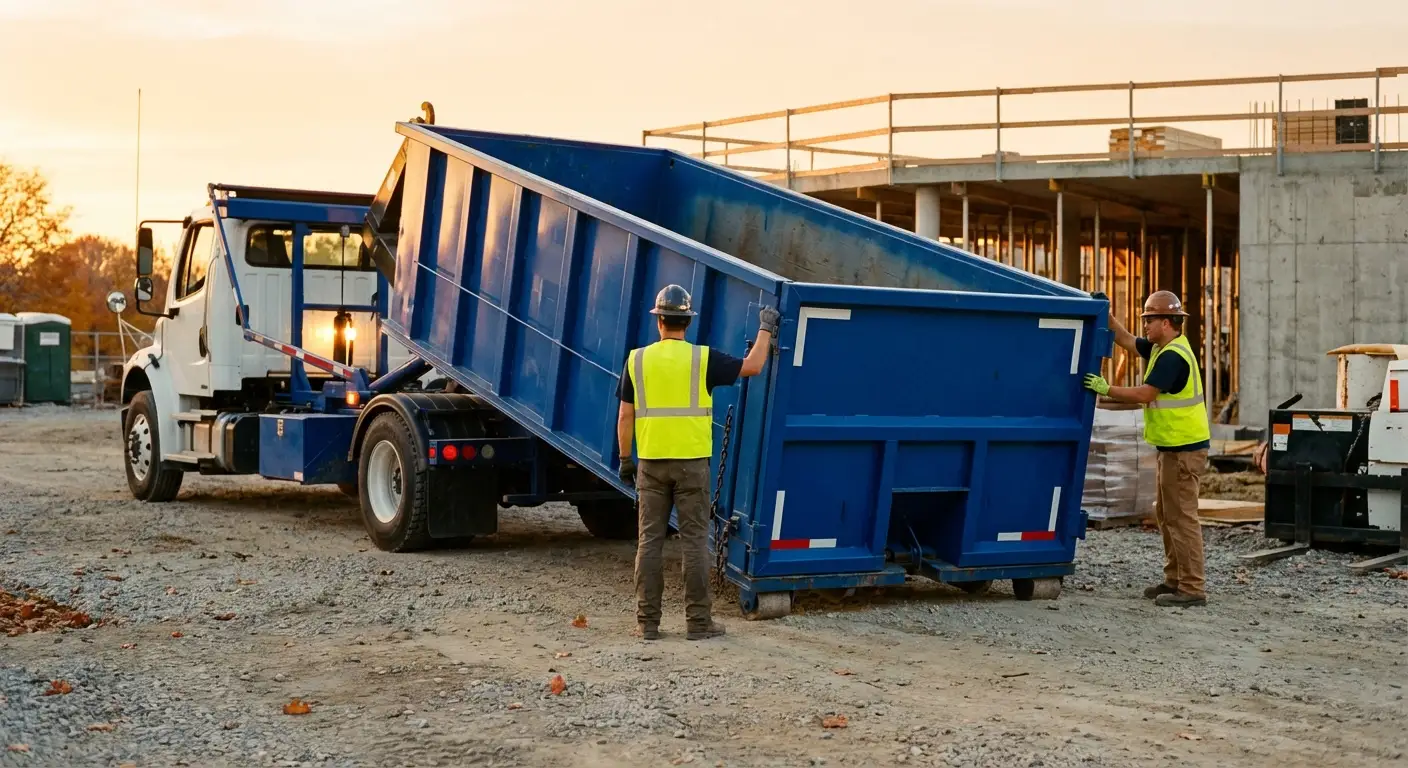 Commercial dumpster rental delivery in Ceres, CA